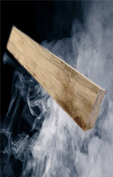 Our photo portrays our friction log that we can manufacture in any custom size!  Not only, width and depth but also the length for short runs  