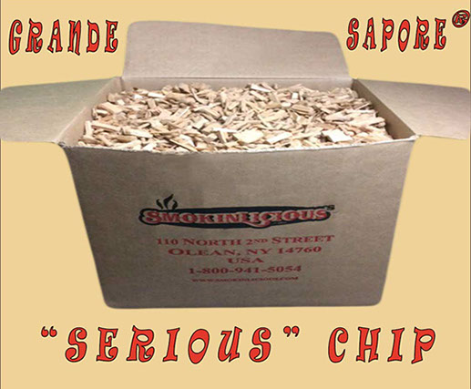 Our Grande Sapore®&nbsp; serious box&nbsp; is a cubic foot of great smoker wood chips for the “serious” smoker!&nbsp;&nbsp; This is a lot of great smoky flavor! 