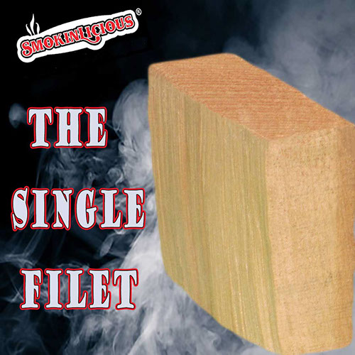 Single filet wood chunks- look how smoker  ready they are! 